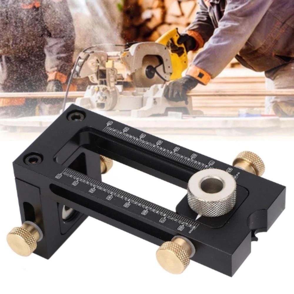 2 in 1 Punch Positioner Screw Punch Doweling Jig Kit Punching Hole Puncher  Crib