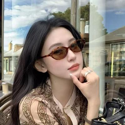 Women'S Fashion New Arrival Uv400 Eye Protection Sunglasses Unisex Fashion Oval Frame Sunglasses Luxury Sun Protection Eyewear