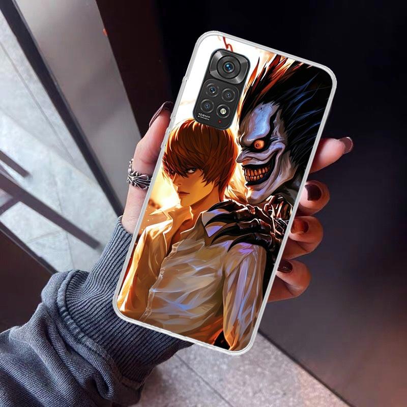 Coque de téléphone N-Note D-Death Yagami Light Pour Xiaomi Redmi Note 10 11 12 13 14 15 Pro Plus 11S 12S 14S 11T 11E 10S Dos Souple en TPU