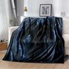 D Grim Reaper Skull Gothic Soft Plush Flannel Throw Blanket for Bedroom Living Room Sofa Picnic Kids