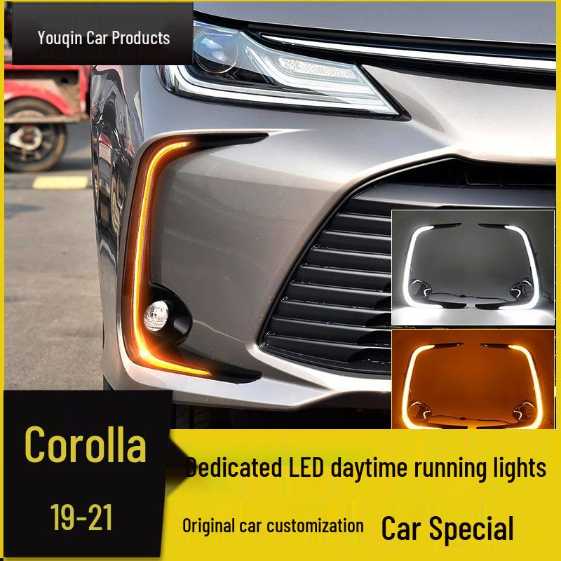 LED Sequential Turn Signal Daytime Running Lights for 19-21 Corolla