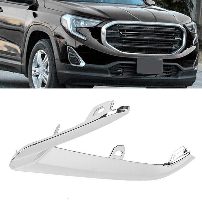 Chrome Front Bumper Fog Lamp Cover Trim Left Right Side 23335550 23335551 For GMC Terrain 2018