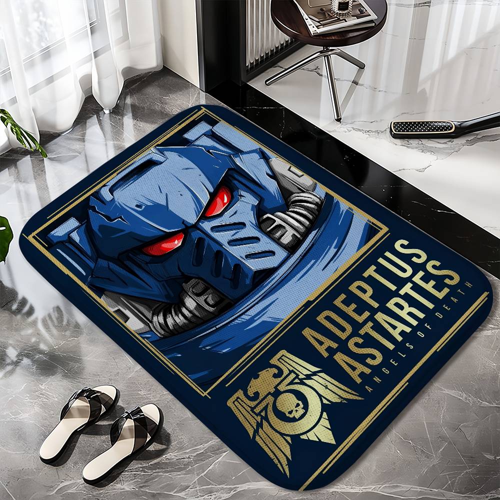 Warhammer 40K Space Marine Floor Mat Printed Large Carpets Room And Bedroom Carpets Bathroom Anti Slip Door Mats Small Carpets