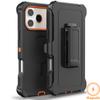 Étui de téléphone magnétique Armor OTT Defender Box pour iPhone 17 Pro Max Air 16 15 14 13 12 Pour Magsafe Robuste Résistant aux chocs Avec clip Housse