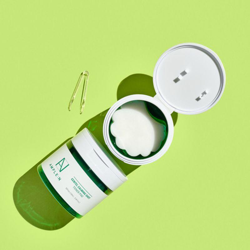 Ampoule N Centel Calming Shot Soothing Toner Pads 60 Sheets + Soothing Mask 3 Sheets