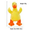 Langlebiges Cartoon-Enten-Quietsch-Haustierspielzeug mit Seil
