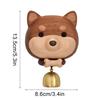 Cartoon Door Bell Ornament Doorbell Dog Wind Chime Wooden Bell Wood Doorbell Door Chime Door Opening Shopkeepers Bell Quality