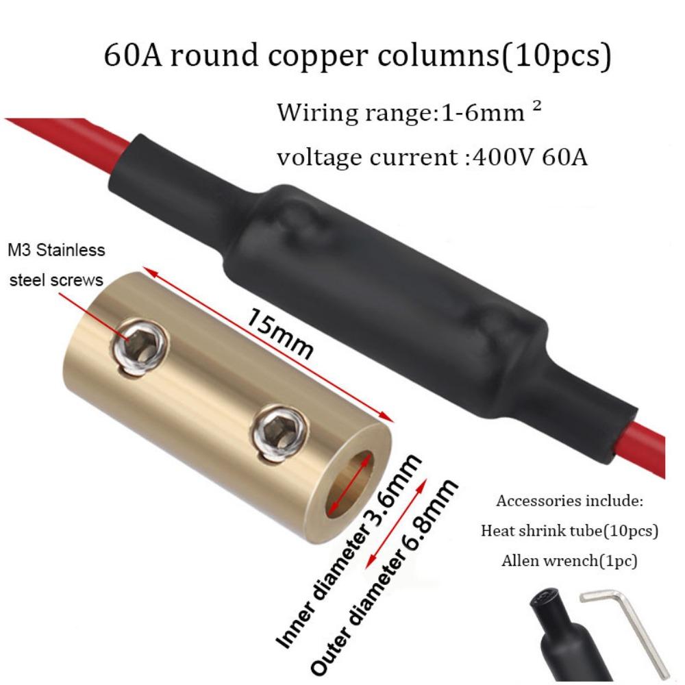 High Current Electrical Wire Connector 10/20/60A Wire Connector Nut Kit  Circuit Layout