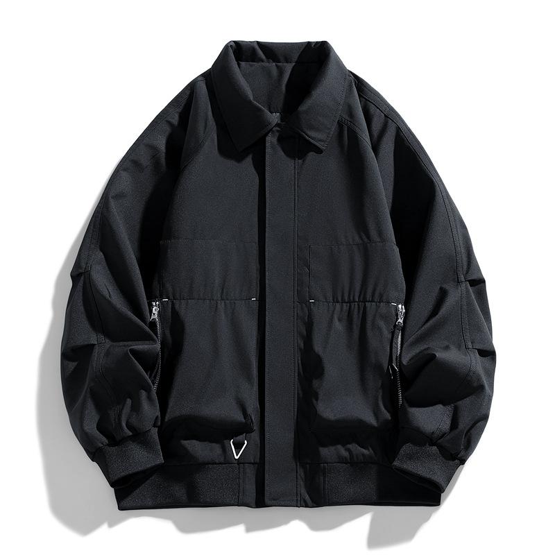 

Jian Heng Пиджак с лацканами Пиджак Мужской Весенне-осенний Американский Ретро Модный Повседневный 4XL