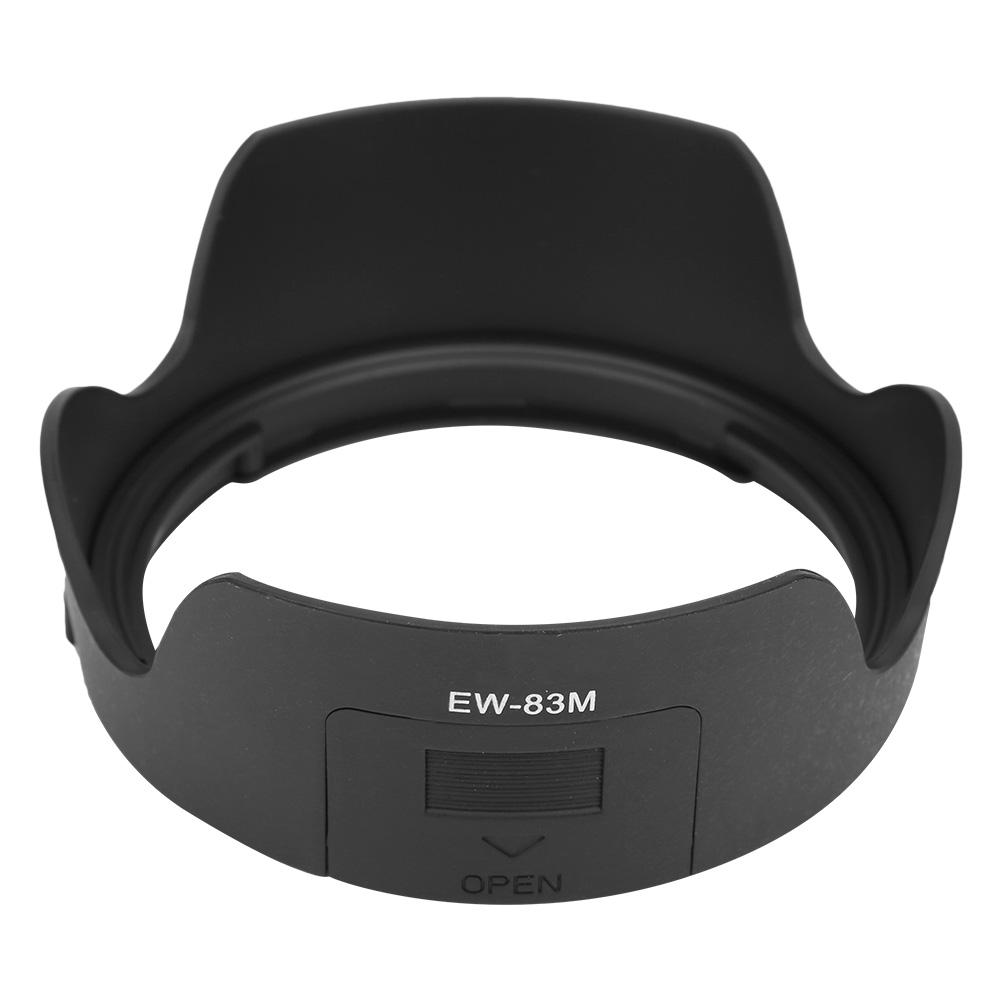EW 83M Camera Mount Lens Hood for Canon EF 24 105mm F 3.5 5.6 IS STM Lens