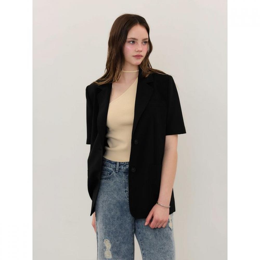 CC collect. Half Sleeve Out Pocket Single Jacket C262msf331