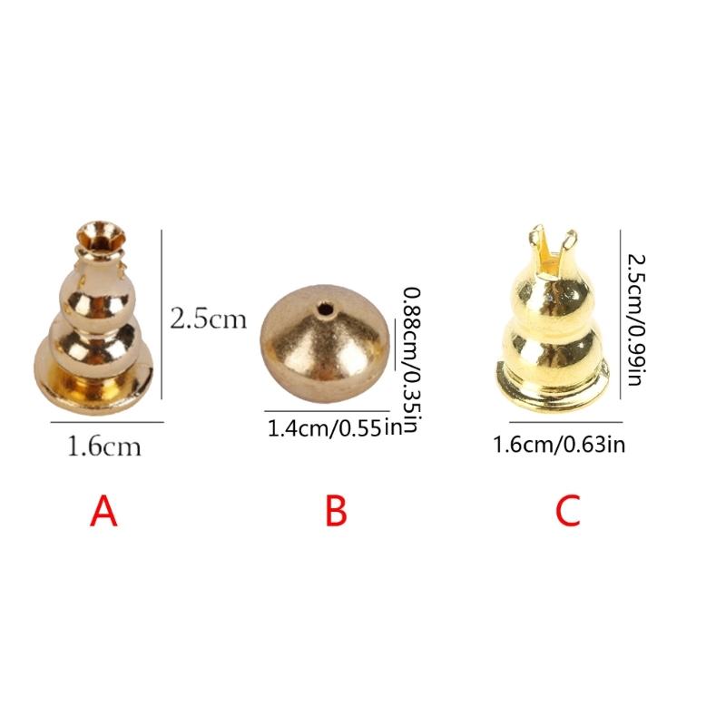 Gourd Shape Incense Stick Holder Copper Censer Bracket Household Accessory for Temple Living Room Office Decoration