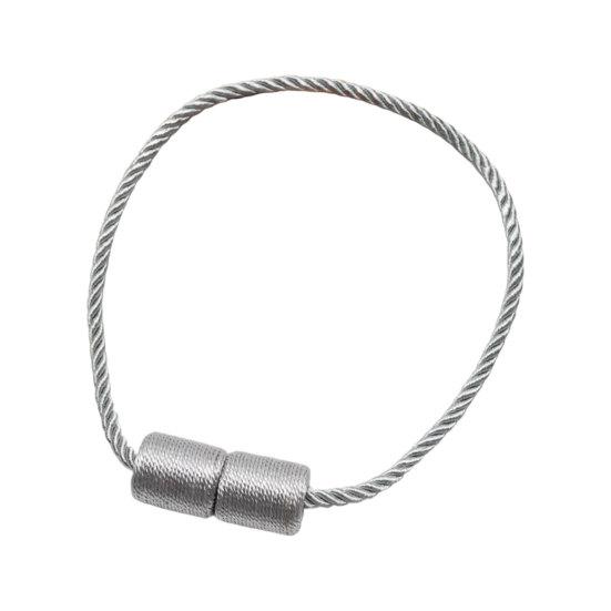 Magnetic Curtain Tiebacks, Modern Simple Rope Curtain Tie Backs, Decorative Drapes Weave Holdbacks for Home Bedroom Office Curtain