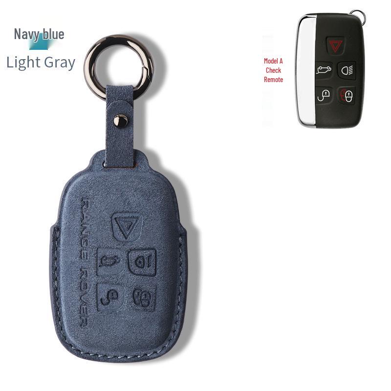 Nubuck Leather Key Case for Range Rover Models (Sport, Evoque, Defender, Discovery Sport, Velar, Freelander)