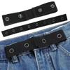 Invisible Jeans Belt Buckle Free Elastic Women's Belt Buckle Extension Elastic Expansion Adjustment Buckle Elastic Men Lazy Belt