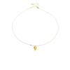 European-American Style 3D Star & Water Drop Oval Stainless Steel Heart Necklace for Women