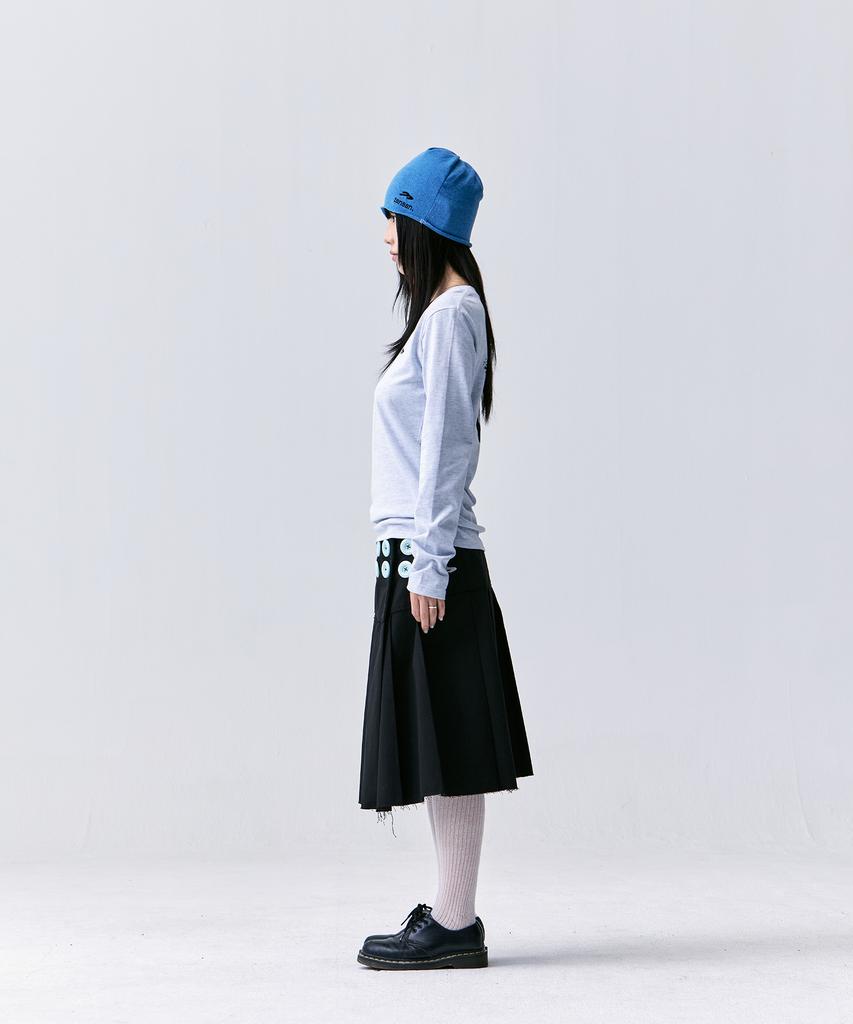 TANSANMAGNESIUM Horn Long Sleeve (Sky Blue/Black)