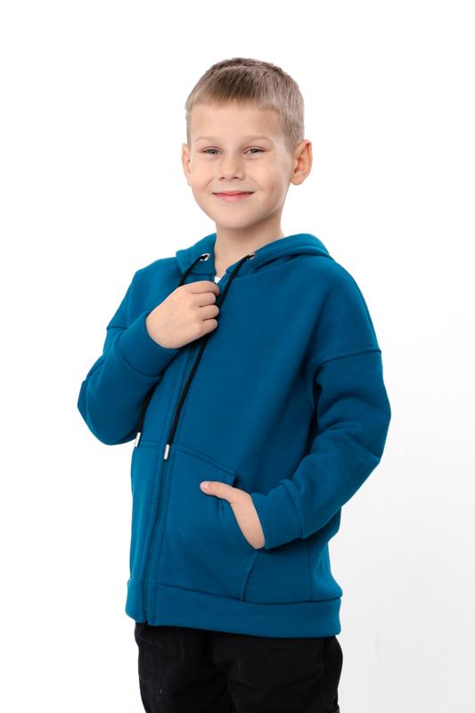 Boys' Warm Zip Hoodie – Plain Everyday Wear, Winter 6395-025-4 HC