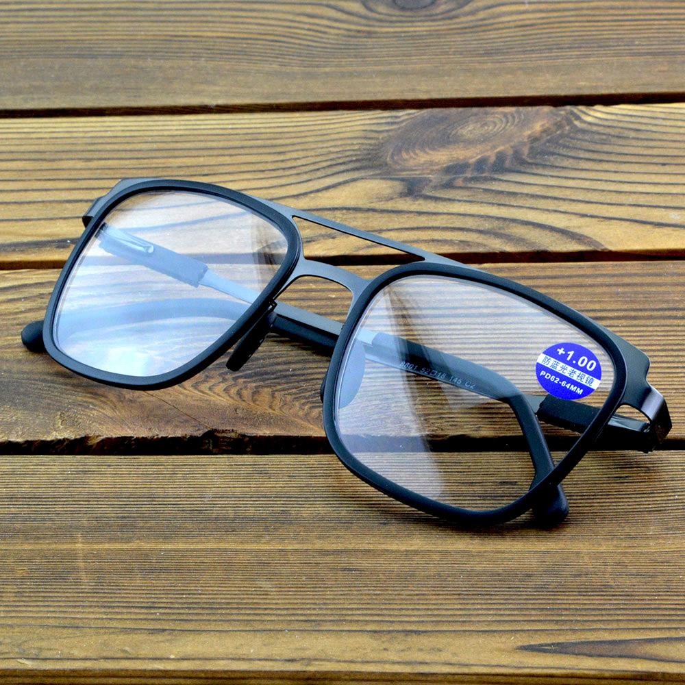 Clara Vida Fashion Trend Yonger Looking Double Bridge Progressive Photochromic Reading Glasses +1 +1.5 +2 +2.5 +3 +3.5 +4