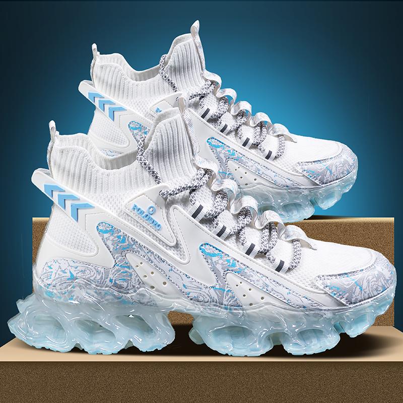 

2023 повседневные кроссовки из ТПУ, кроссовки для бега, спортивная обувь, новейшие летние кроссовки для баскетбола больших размеров 38-46 46 белый