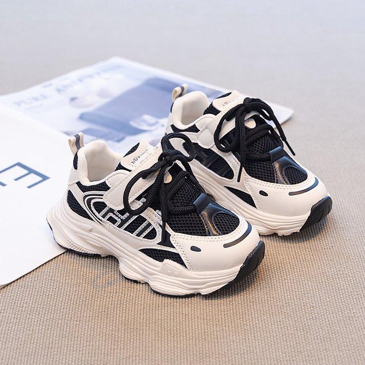 

Girls sneakers 2025 new summer children s shoes summer thin mesh shoes girls breathable single mesh dad shoes 37 чёрный