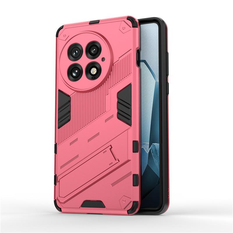 For OnePlus 13 Case For OnePlus 13R 12R 11R 11 12 13 5G Cover Punk Armor Shockproof Hard Rubber Bracket Bumper For OnePlus 13