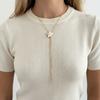 Long Pulling Necklace Choker Sweater Chain Fashion Clavicle Chain  Charm