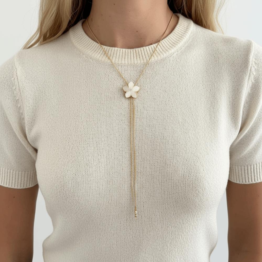 Long Pulling Necklace Choker Sweater Chain Fashion Clavicle Chain  Charm