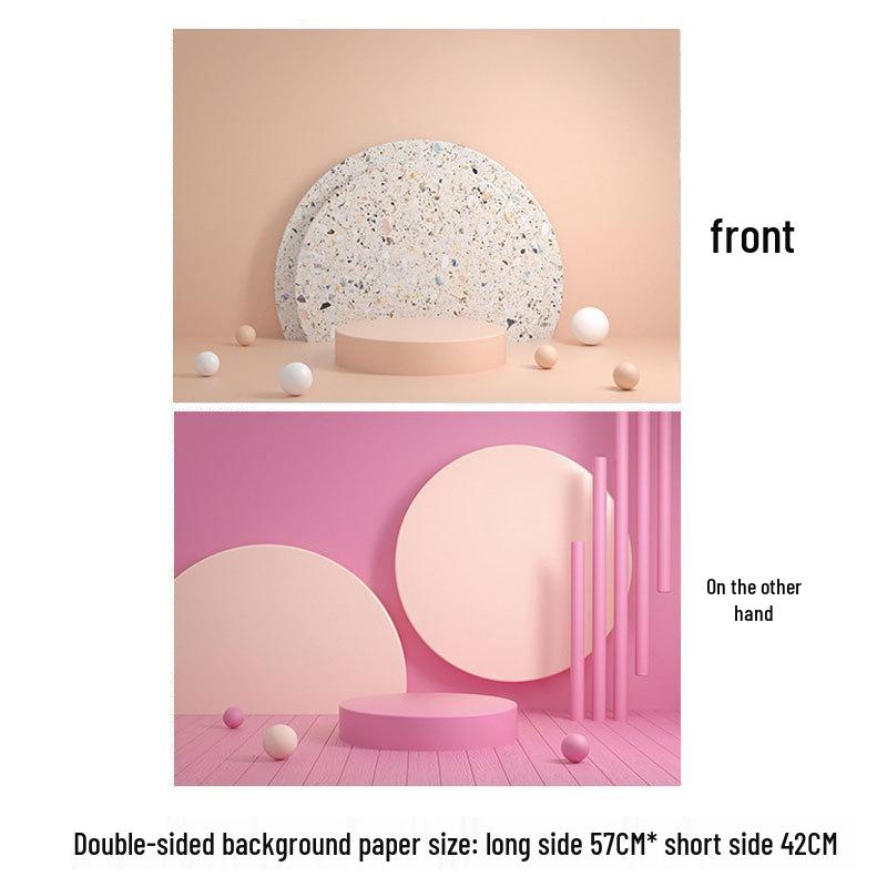 Double-Sided 3D Photo Backdrop for Food Photography and Still Life Props