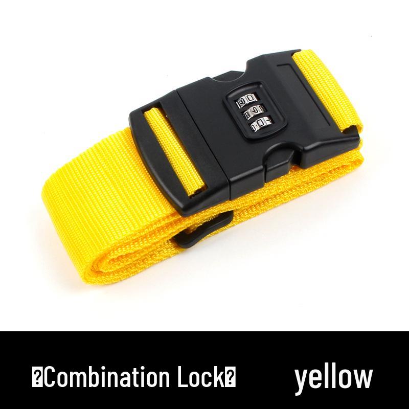 - Cross Packing Luggage Reinforcement Strap with Password Lock
