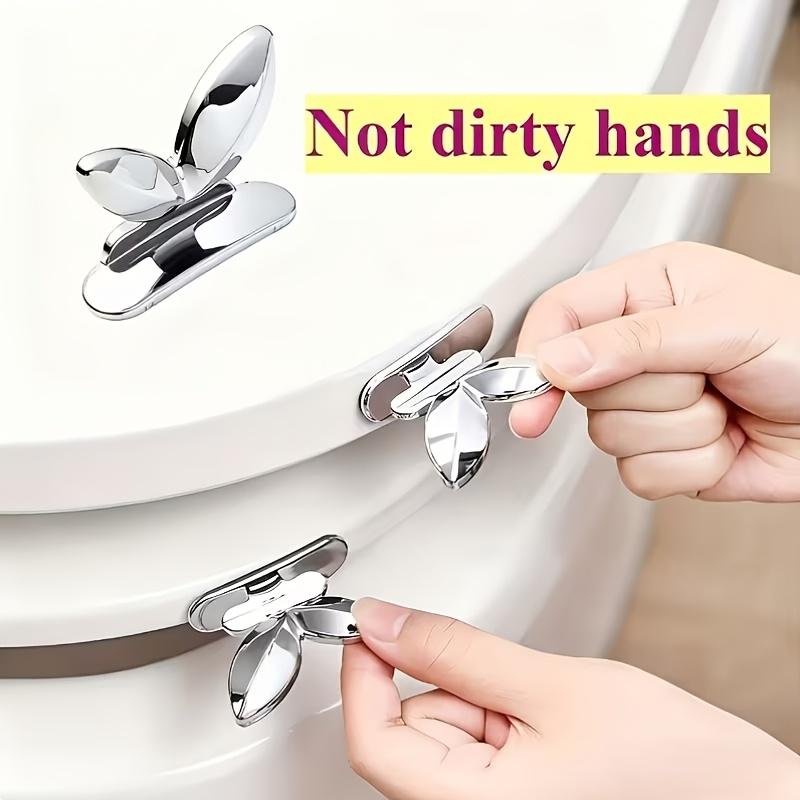 Toilet Lid Lifting Device Lid Lifter Toilet Seat Lifter Toilet Lid Handle Bathroom Supplies 3PCS ABS Multifunctional Practical