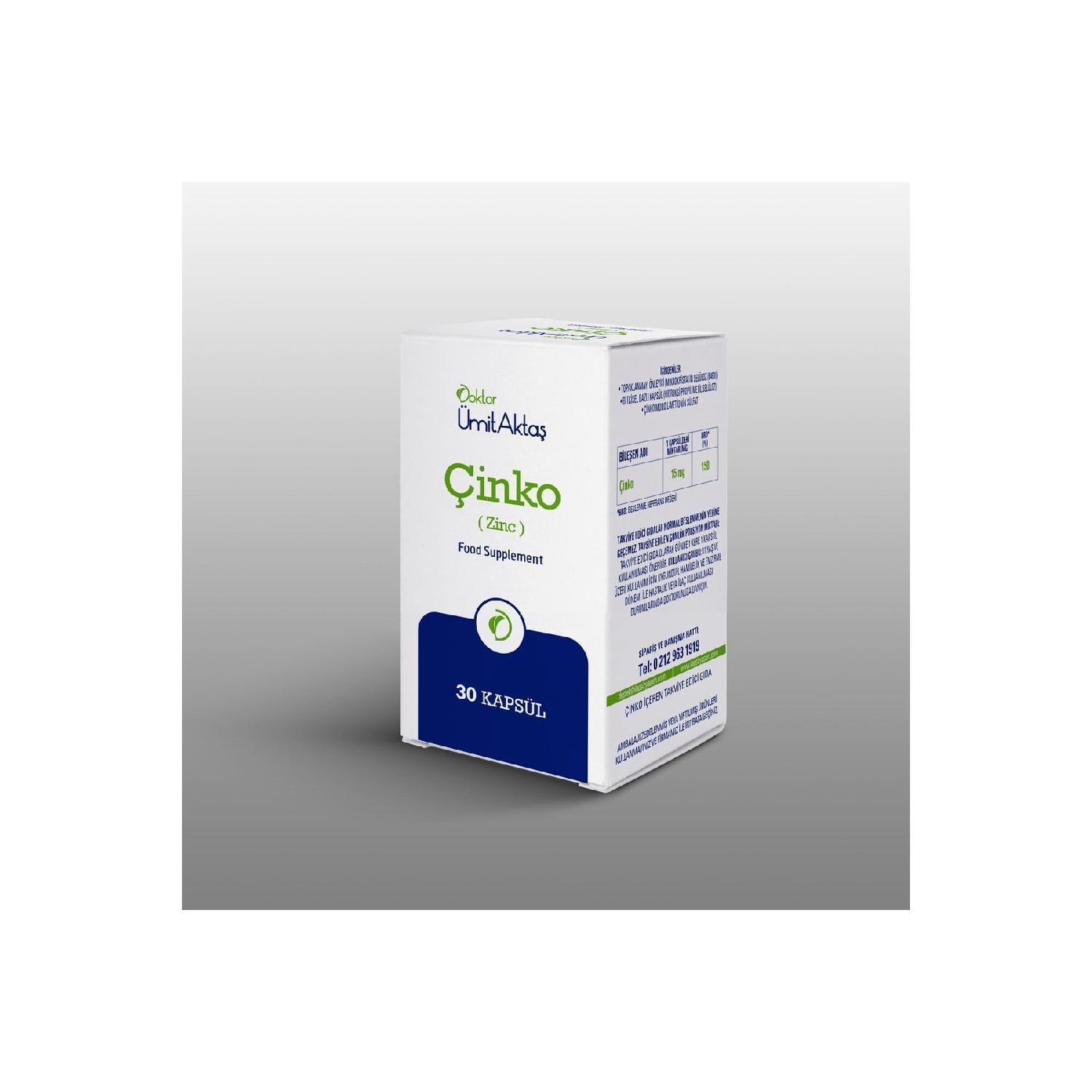 

Zinc High Bioavailability 30 Capsules