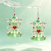 Retro Retro Carousel Earrings Mini Carousel Drop Earrings  School Holiday