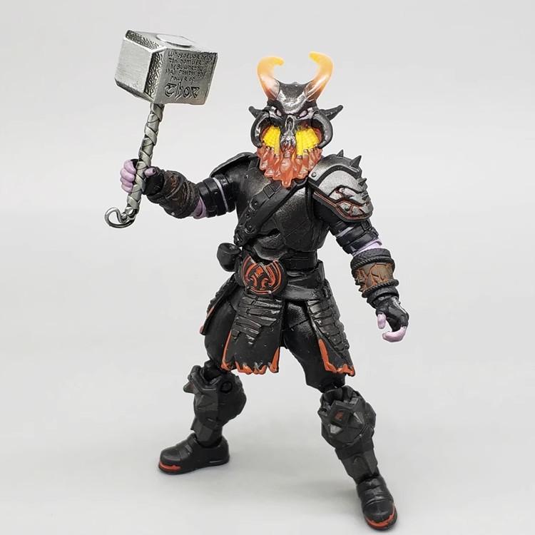 3.75 Inch Action Figures Set - Werewolf Ninja Special Forces Crossover Poseable Troops Model Collection For Toys Hobbies