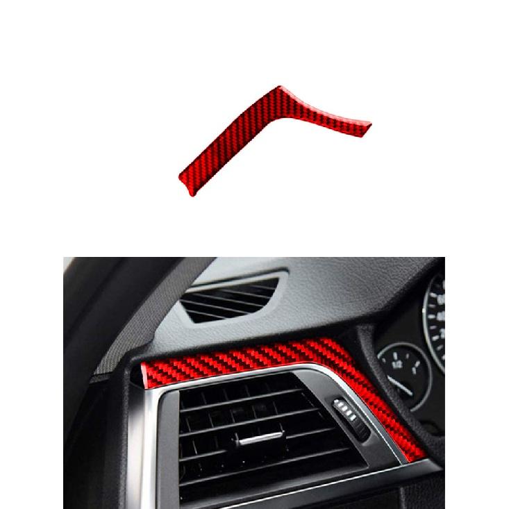 

Для BMW F30 2013-аксессуары для стайлинга автомобилей, внутренняя лампа для чтения из углеродного волокна, левое вентиляционное отверстие, красные наклейки Type 23