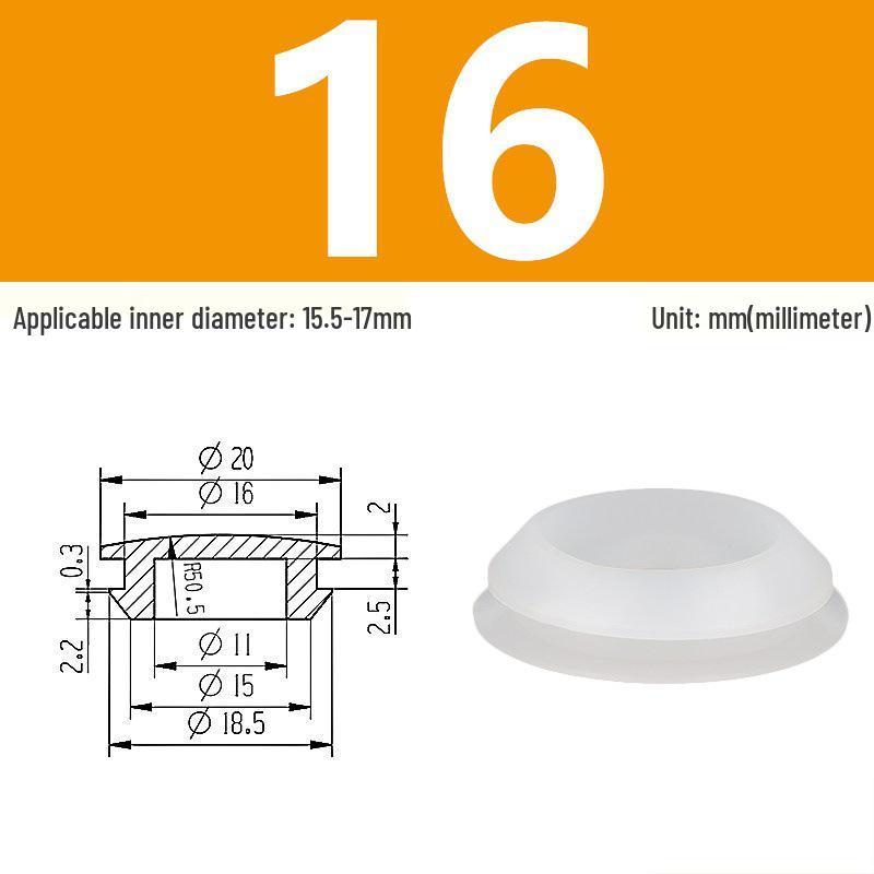 High-Temp Resistant Silicone Rubber Stopper with Card Slot Sealing Cap