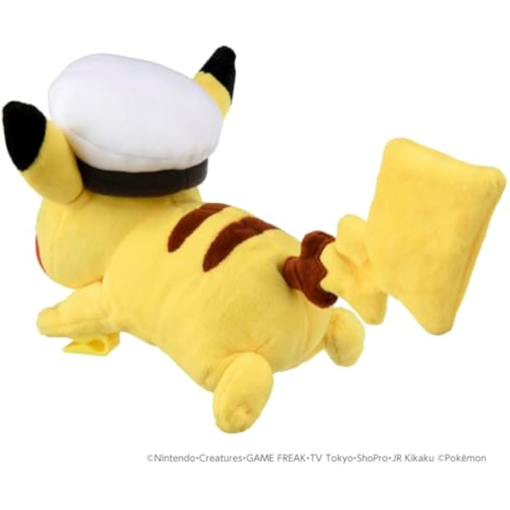 Takara Tomy (TAKARA TOMY) Pokemon Plush Toy Katanori Captain Pikachu