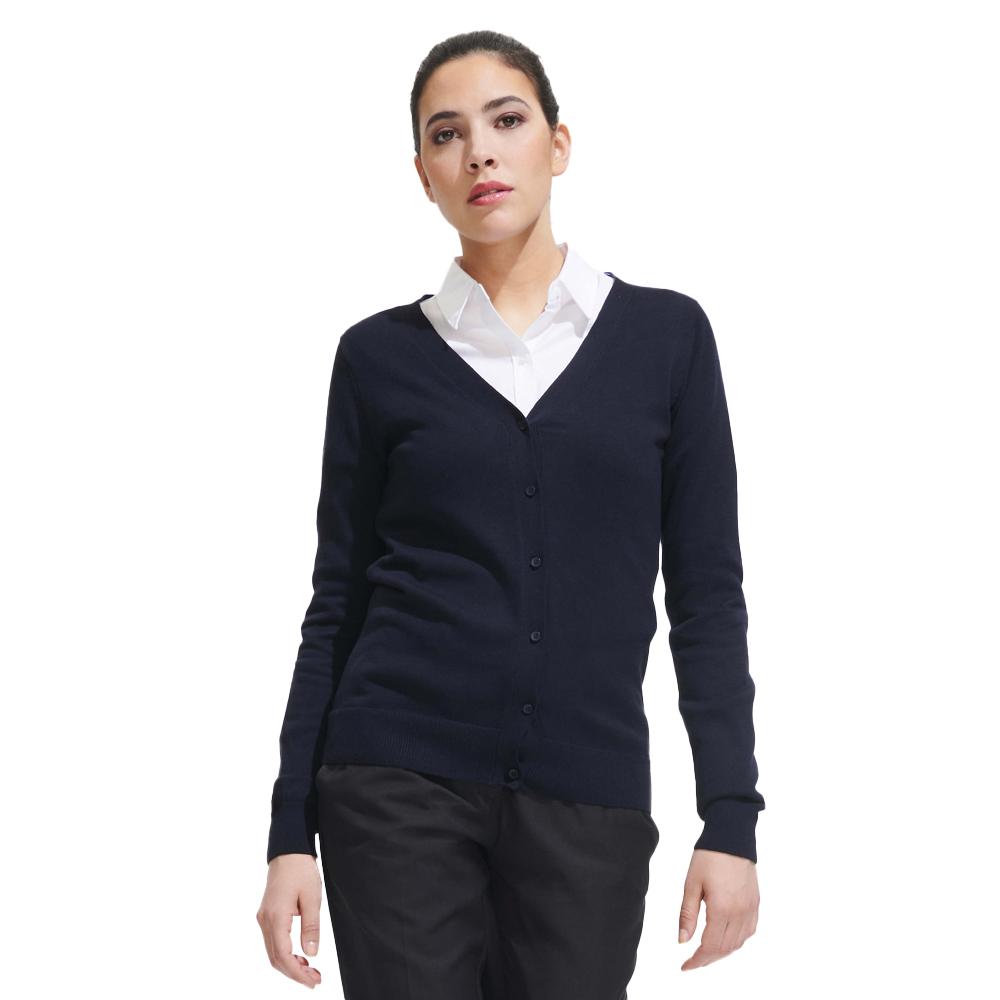 SOLS Womens/Ladies Golden Knitted V Neck Cardigan