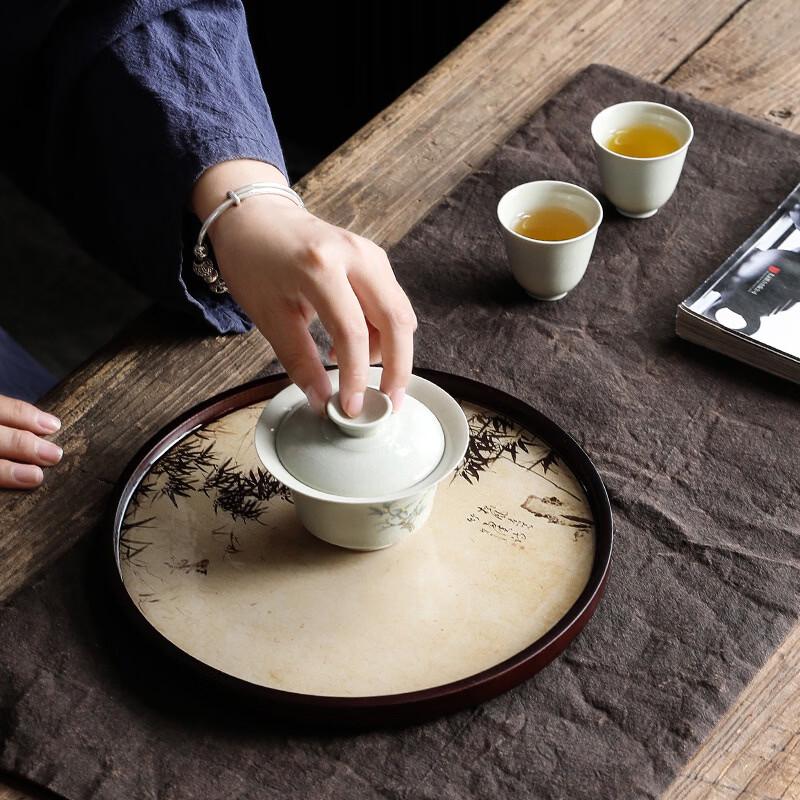 Yipan Handmade Bamboo Dry Tea Tray