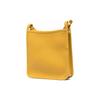 Longchamp Le Foulonné 20 Solid Color Zipper Adjustable Shoulder Strap Calfskin Crossbody Bag Small Women crossbody bag Yellow 10138021635