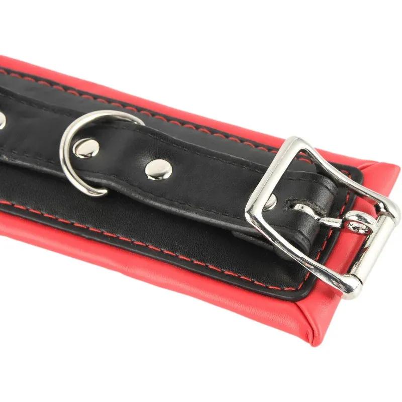PU Leather Handcuffs Props for Couples Sex Binding Training Bracelets Adult Products BDSM Sex Games Sexy Toys
