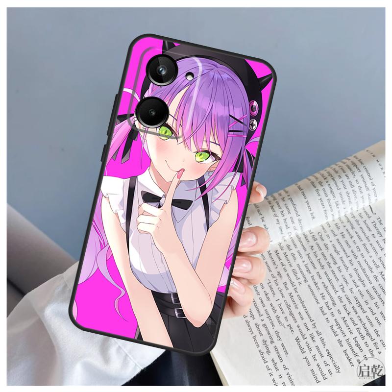 

Tokoyami Towa Hololive Case For Realme C55 C67 C53 C51 C35 C33 C31 C30 C25s C21Y GT Neo 5 GT5 9 10 11 12 Pro Plus Realme GT Neo5
