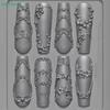 3D Silicone Nail Mold Bows Ribbon Manicure Template Nail Art Decor DIY Design Sweet Butterfly Rose Flower Nail Mold