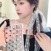 Pastoral Style Lace Hair Scarf Adjustable Soft Wrap Sweet Bow Headband Elegant Turban Accessories Ribbon Hair Strap Female