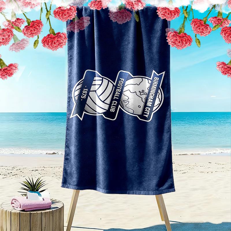 Birmingham City Print Beach Towel, Large Soft Quick Dry Towel for Beach Camping Swimming