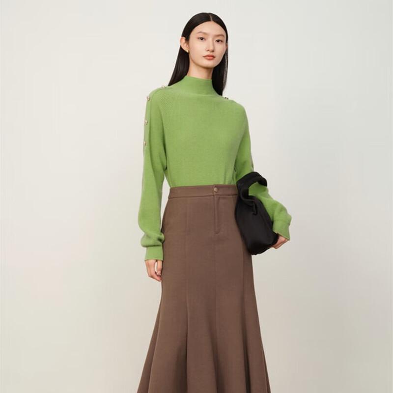 

Annaco Women s Seamless Raglan Wool Pullover Sweater M