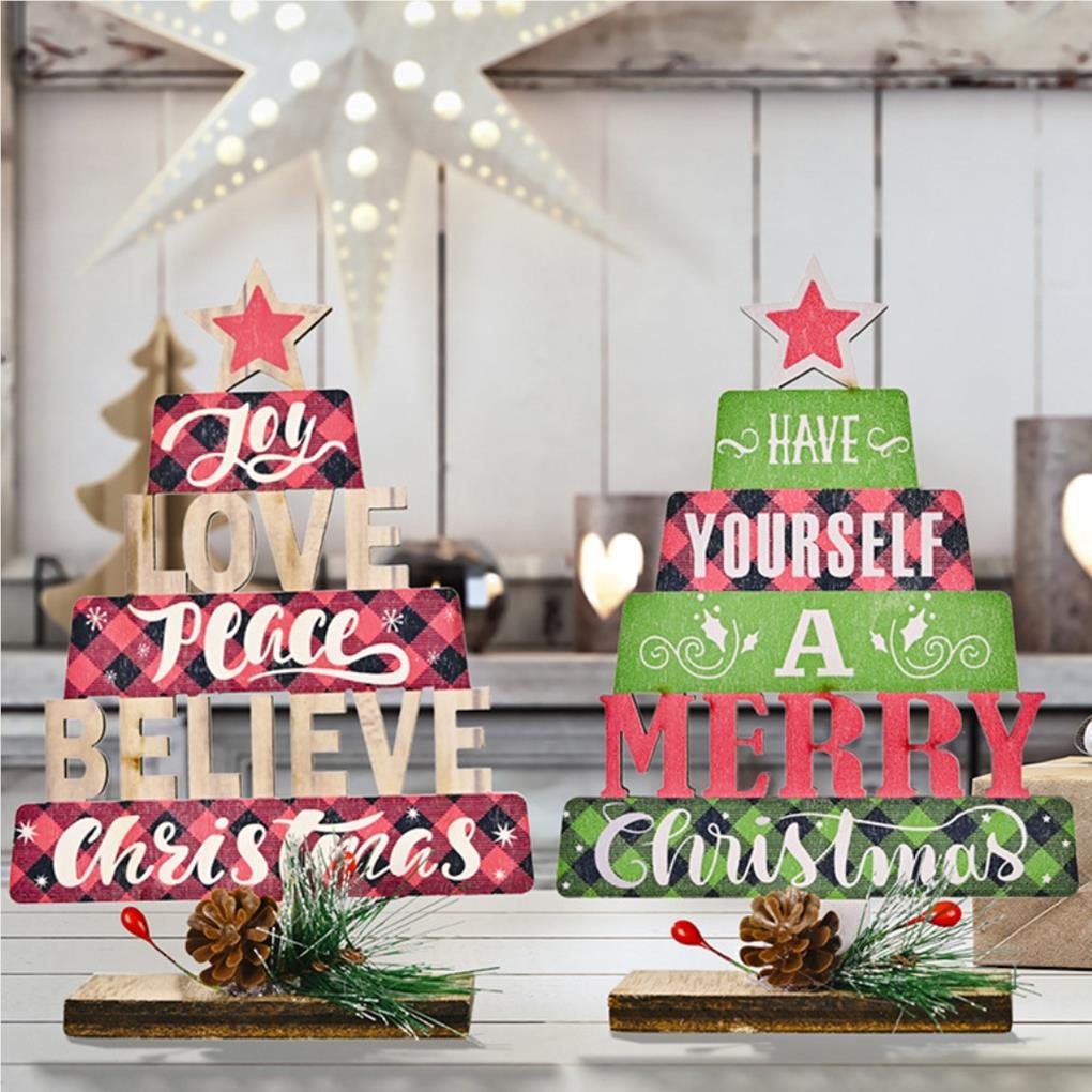 Christmas Tree Decoration Prop Interesting Tabletop Decor Scene Layout DIY Xmas Decoration Festival Adornment Holiday Ornaments