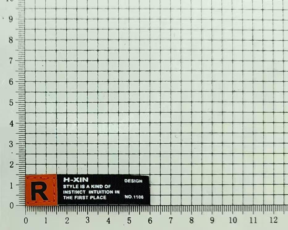 Classic Letter R Stitching Fabric Patch Clothing Label