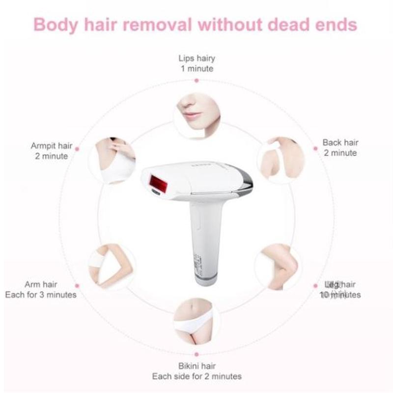 Lescolton 2in1 IPL Epilator Permanent Laser Hair Removal 400000 Home Pulse Light Depilador Bikini Trimmer Photoepilator T-009