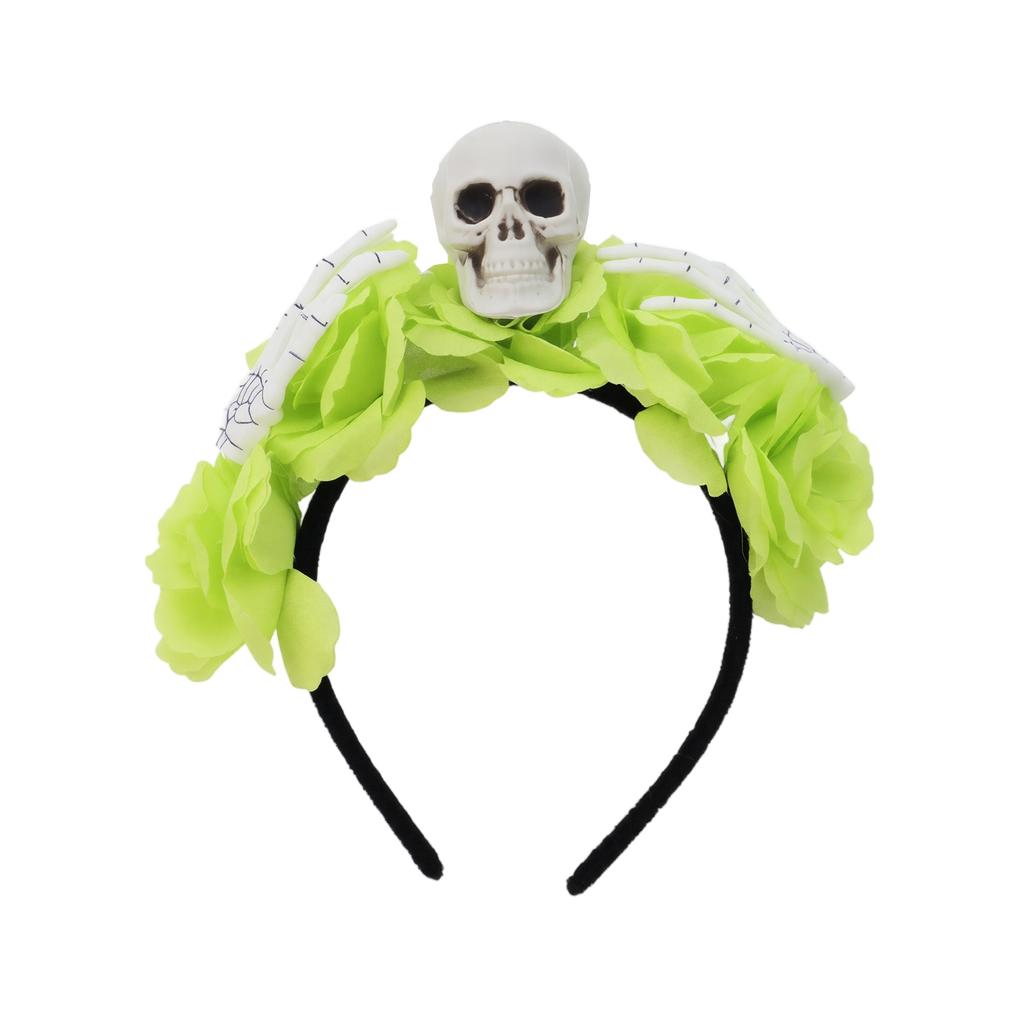 Halloween Headband with Dark and Rose Hair Accessory for Party Costume